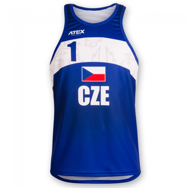 Beachvolejbalový dres PŘEMEK, modrý Beachvolejbalový dres PŘEMEK, modrý