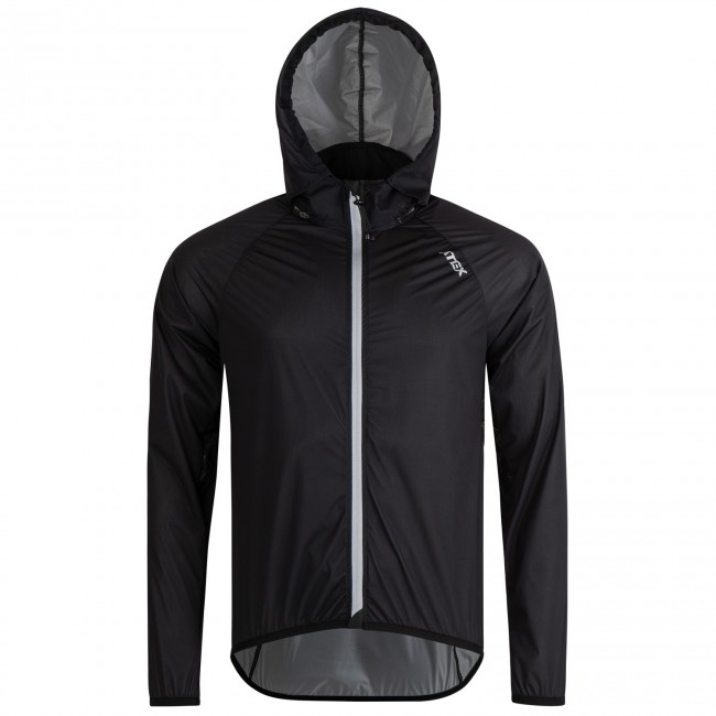 Ľahká pláštenka s kapucňou MEDARD, čierna Ľahká pláštenka s kapucňou MEDARD, čierna