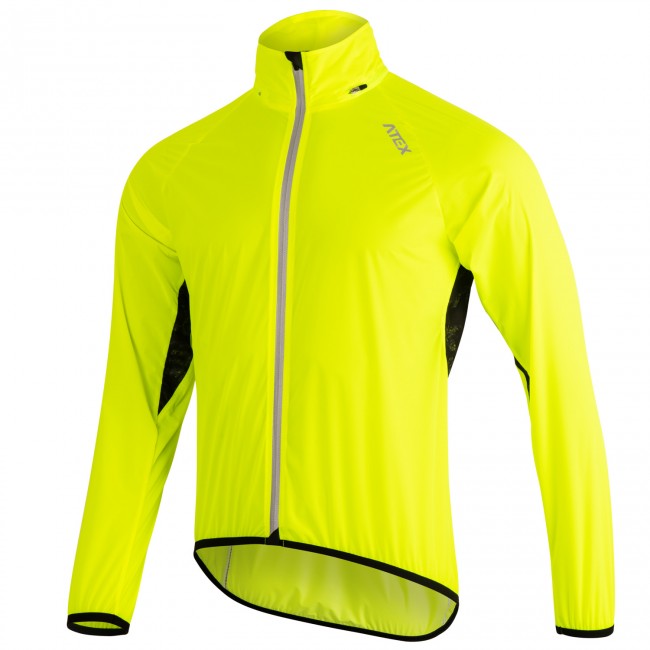 Ľahká pláštenka s kapucňou MEDARD, neon žltá