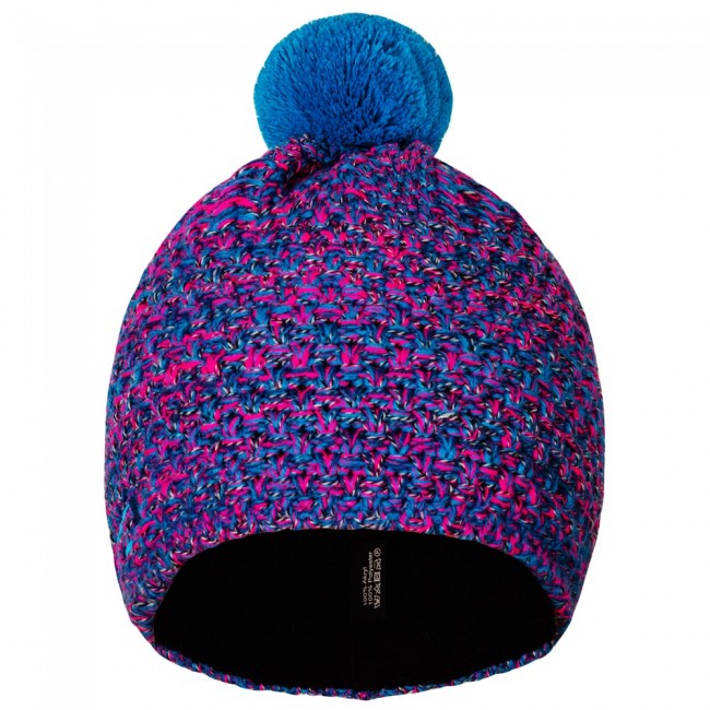 Pletená čiapka KNIT tyrkysovo-ružová melange Pletená čiapka KNIT tyrkysovo-ružová melange