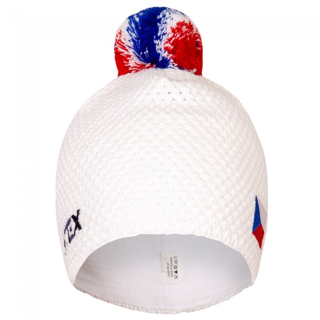 Pletená čiapka KNIT biela CZE Pletená čiapka KNIT biela CZE