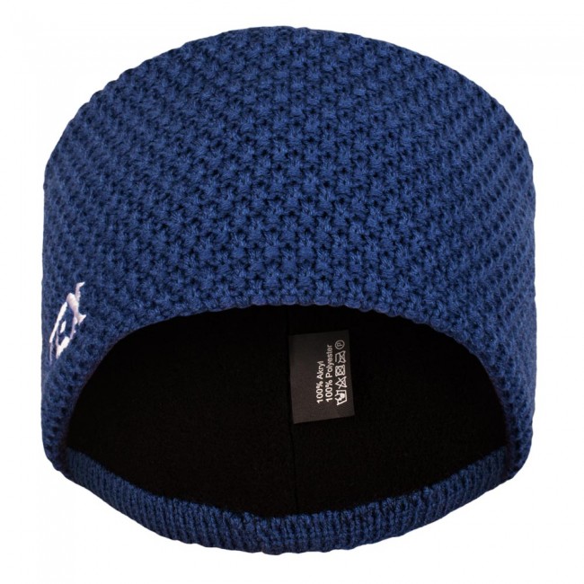 Pletená čelenka KNIT modrá