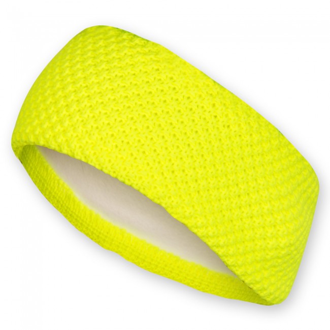 Pletená čelenka KNIT neon-žltá Pletená čelenka KNIT neon-žltá