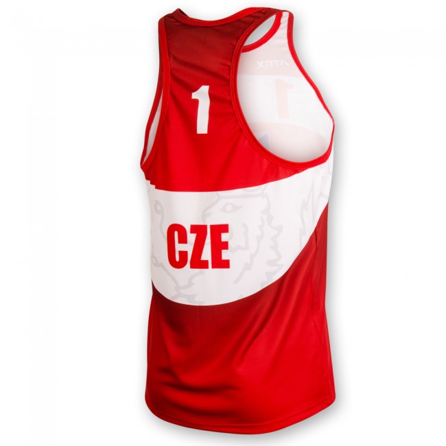 Beachvolejbalový dres PŘEMEK, červený Beachvolejbalový dres PŘEMEK, červený