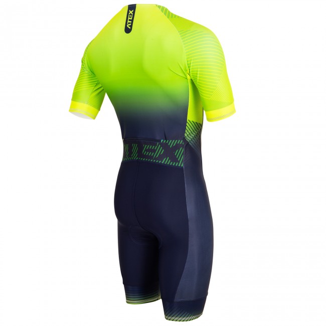 Triatlonová kombinéza s krátkými rukávy MARK zelená Triatlonová kombinéza s krátkými rukávy MARK zelená