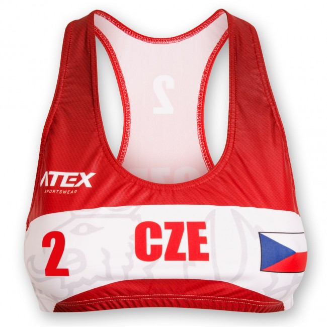 Beachvolejbalový top HANKA červený #2