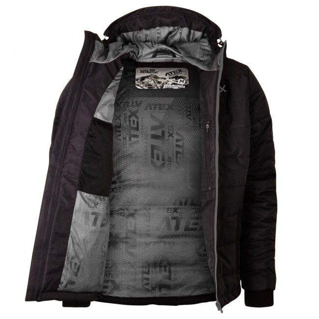 Zimná bunda POLARIS, šedý zips Zimná bunda POLARIS, šedý zips