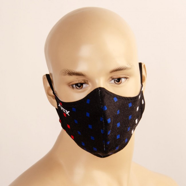 Obličejová rouška QUADRAT dvouvrstvá Obličejová rouška QUADRAT dvouvrstvá